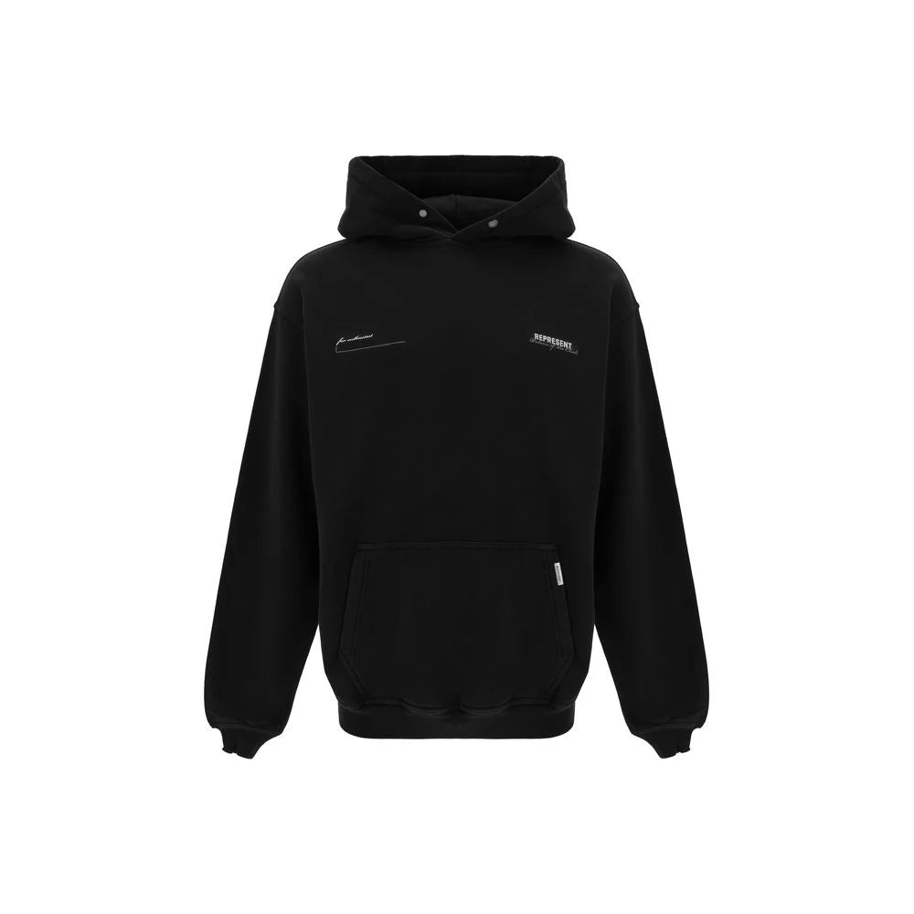 Represent Black Cotton Sweatshirt