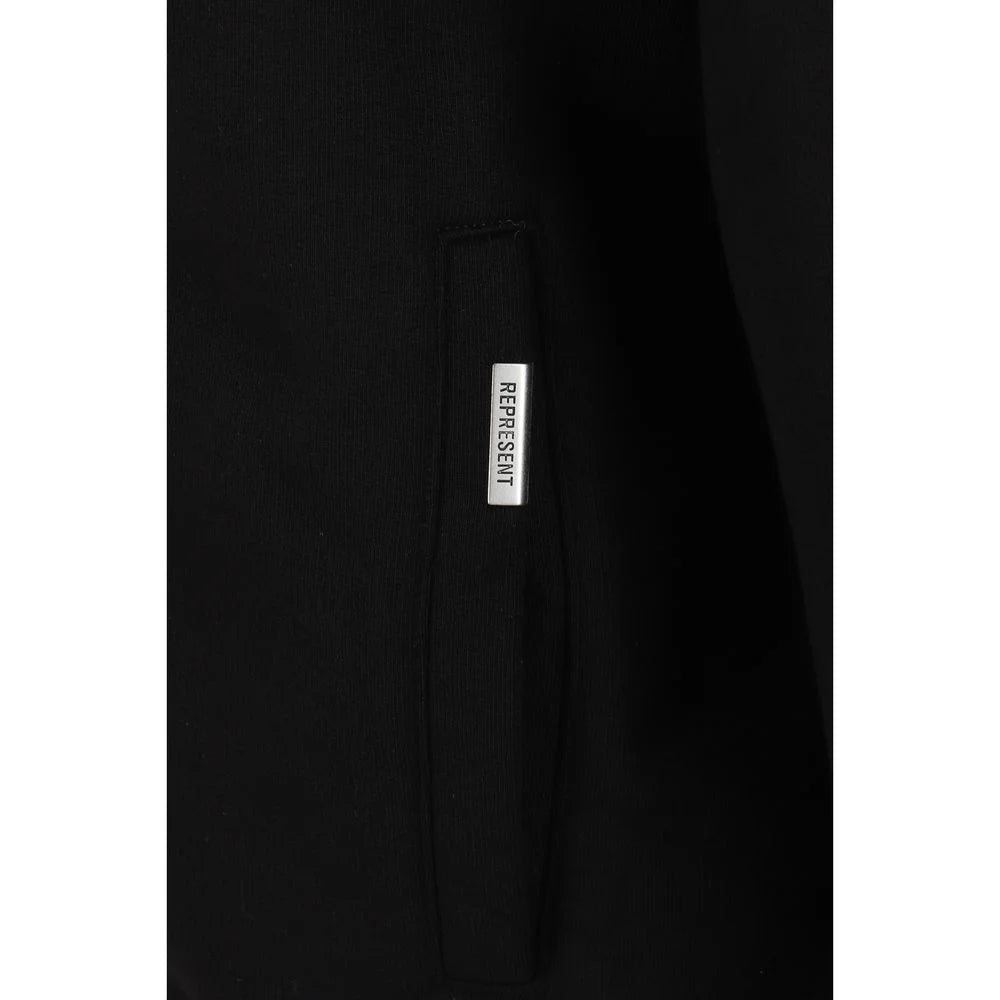 Represent Black Cotton Sweatshirt