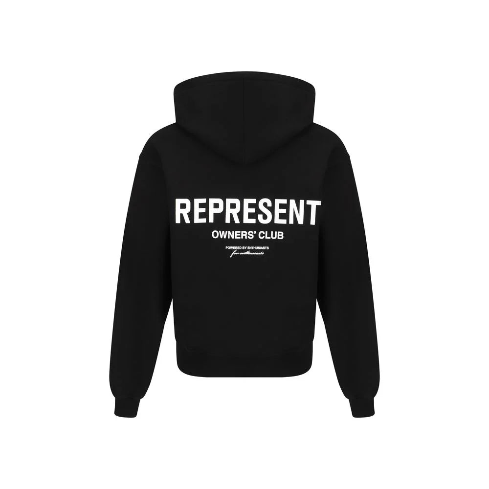 Represent Black Cotton Sweatshirt - XS