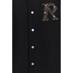 Represent Black Wool Oves Aries Bomber