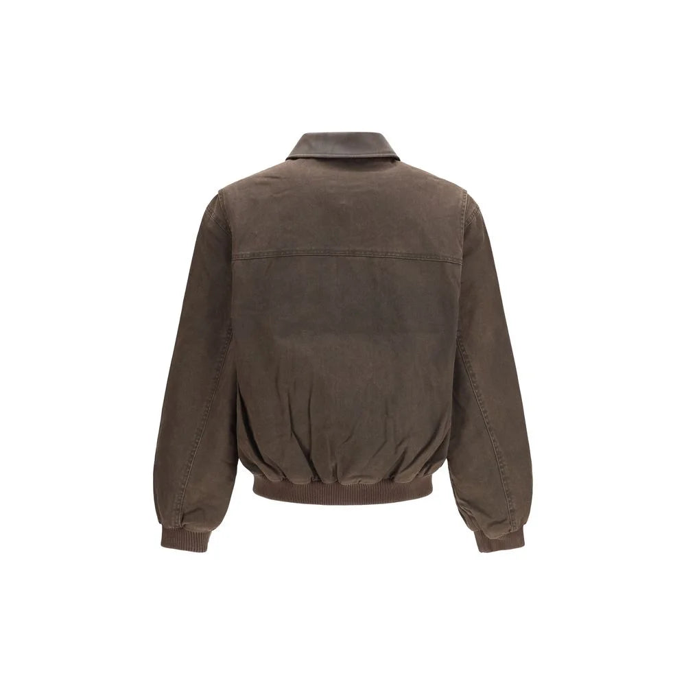 Barna pamut bomber dzseki