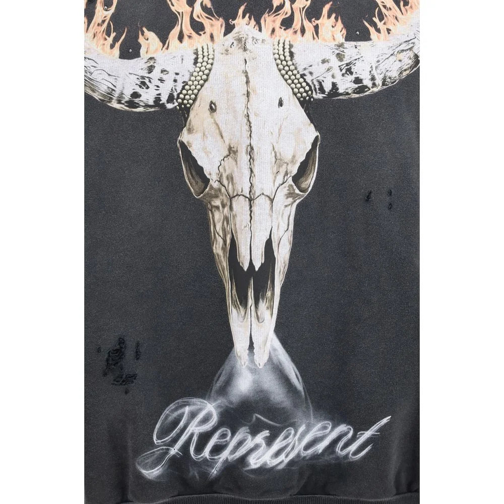 Represent Hanorac din bumbac gri