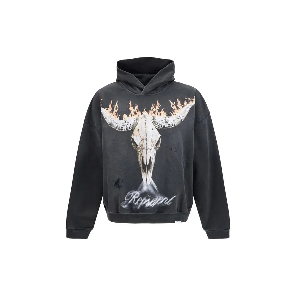 Represent Hanorac din bumbac gri