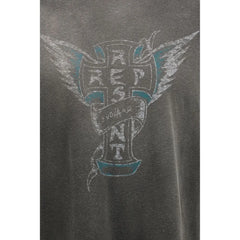 Represent Gray Cotton T-Shirt