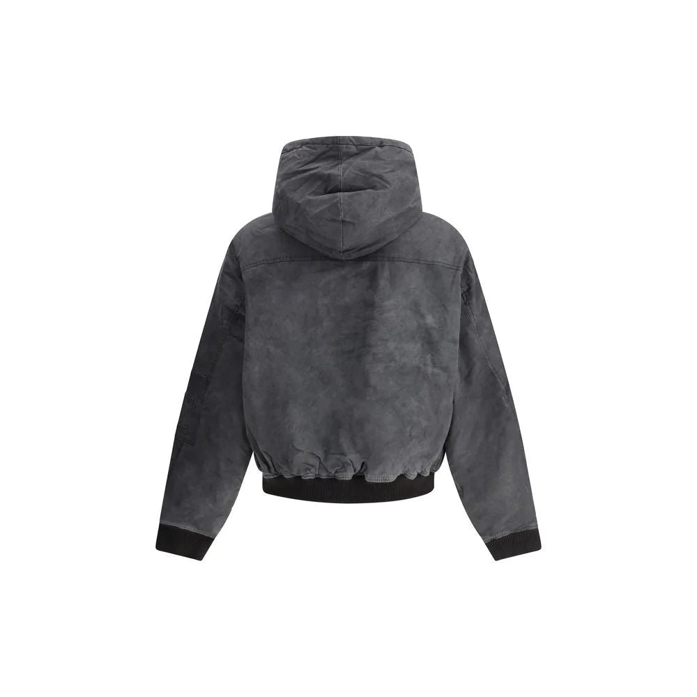 Represent Hooded Bomber washed - L - Bomber Jackets
