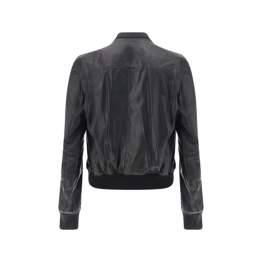 Rick Owens Bauhaus Flight Leather Jacket - IT50 | L