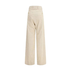 Rick Owens Beige Cotton Casual Pants - IT42 | L - Trousers