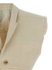 Rick Owens Beige Cotton Sleeveless Jacket - IT38