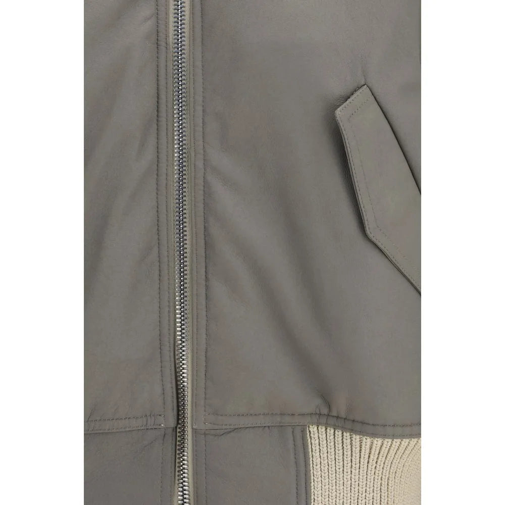 Rick Owens beige nahkatakki - IT38 | S