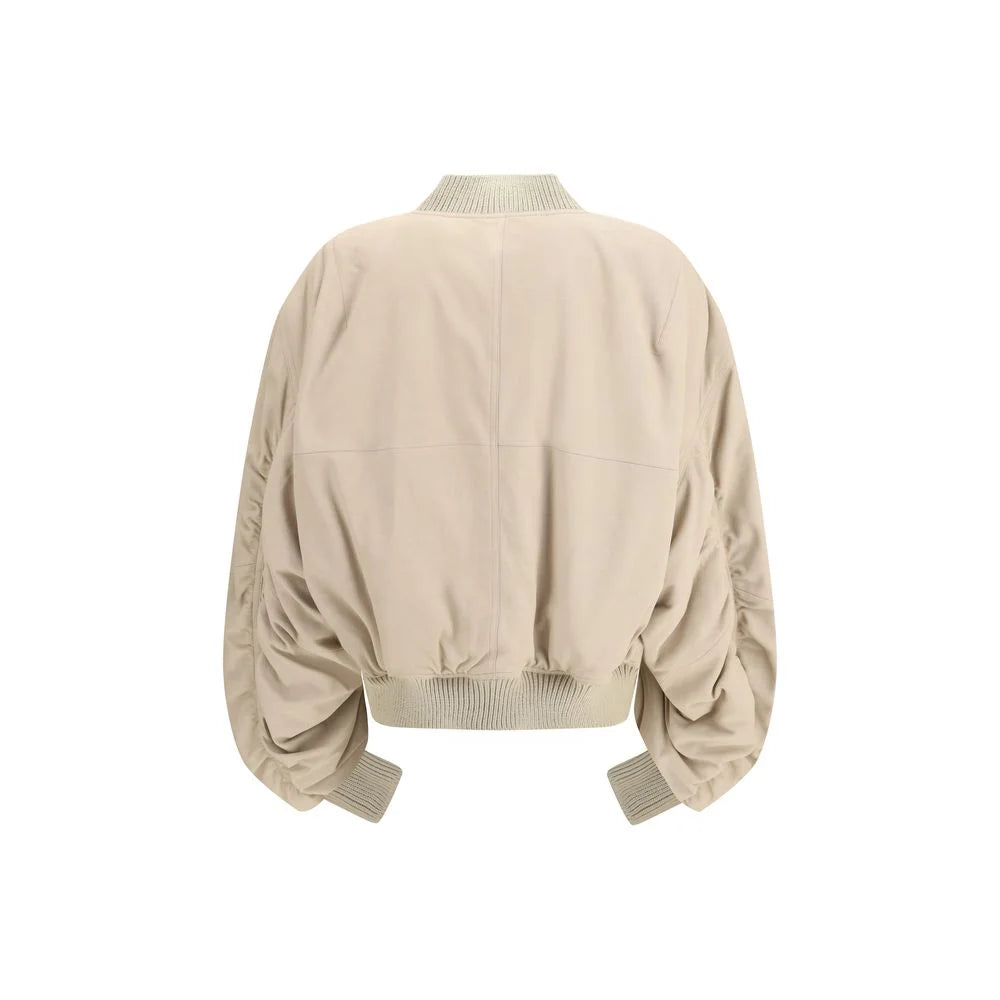 Rick Owens beige nahkatakki - IT38 | S