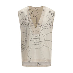 Rick Owens Beige Viscose Pattern Shirt - IT48 | M