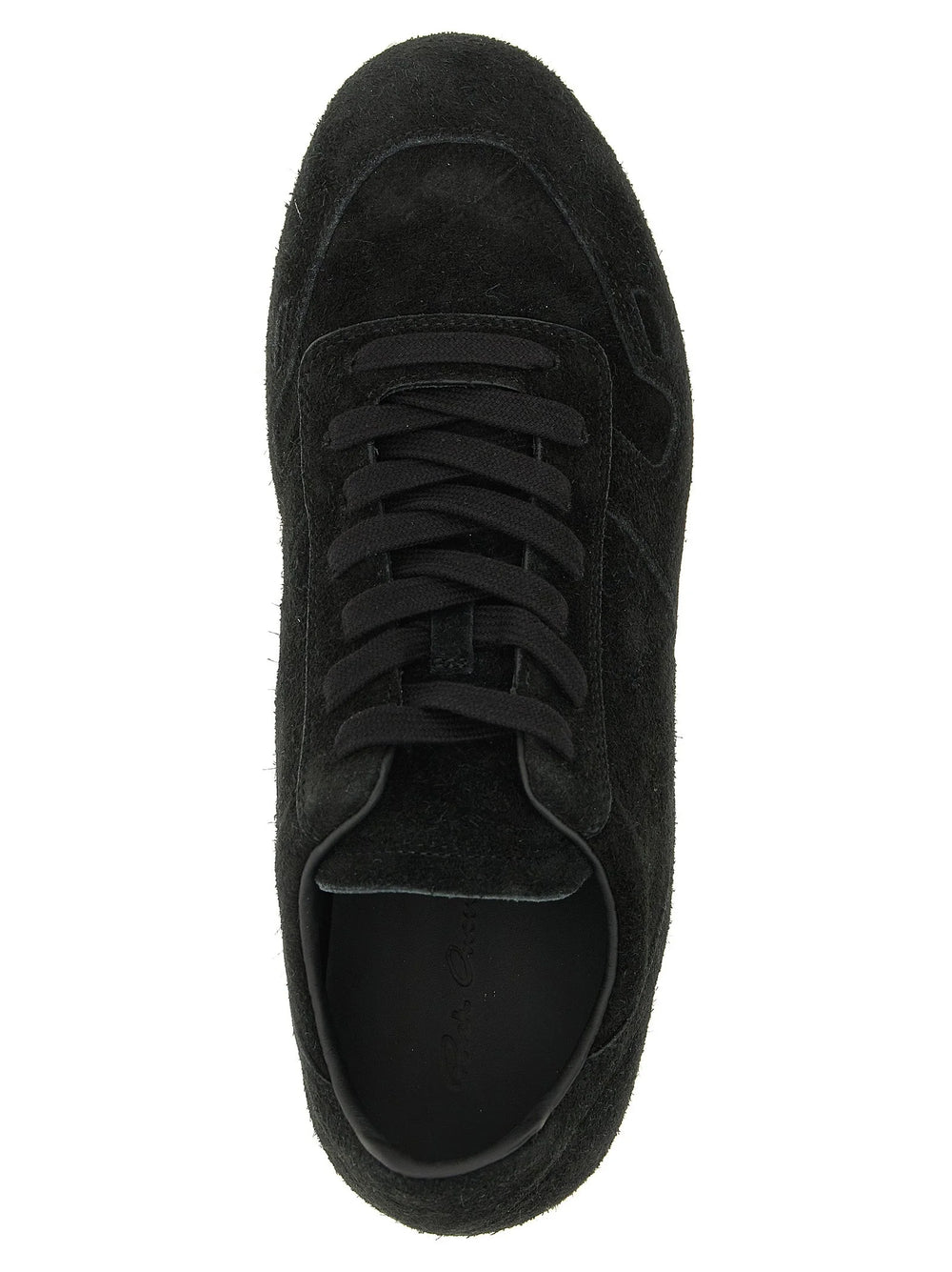Rick Owens Bicolor Calfskin Low Top Sneakers