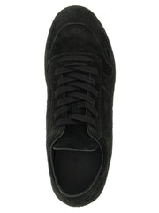 Rick Owens Bicolor Calfskin Low Top Sneakers