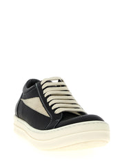 Rick Owens Bicolor Cowhide Low Top Sneakers - EU35/US5