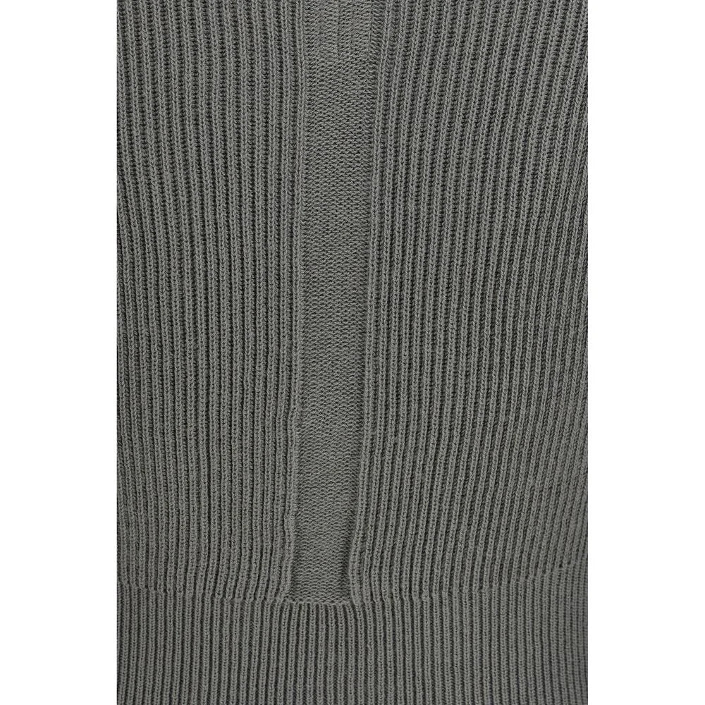 Rick Owens Bicolor Fleece Wool Sweatshirt