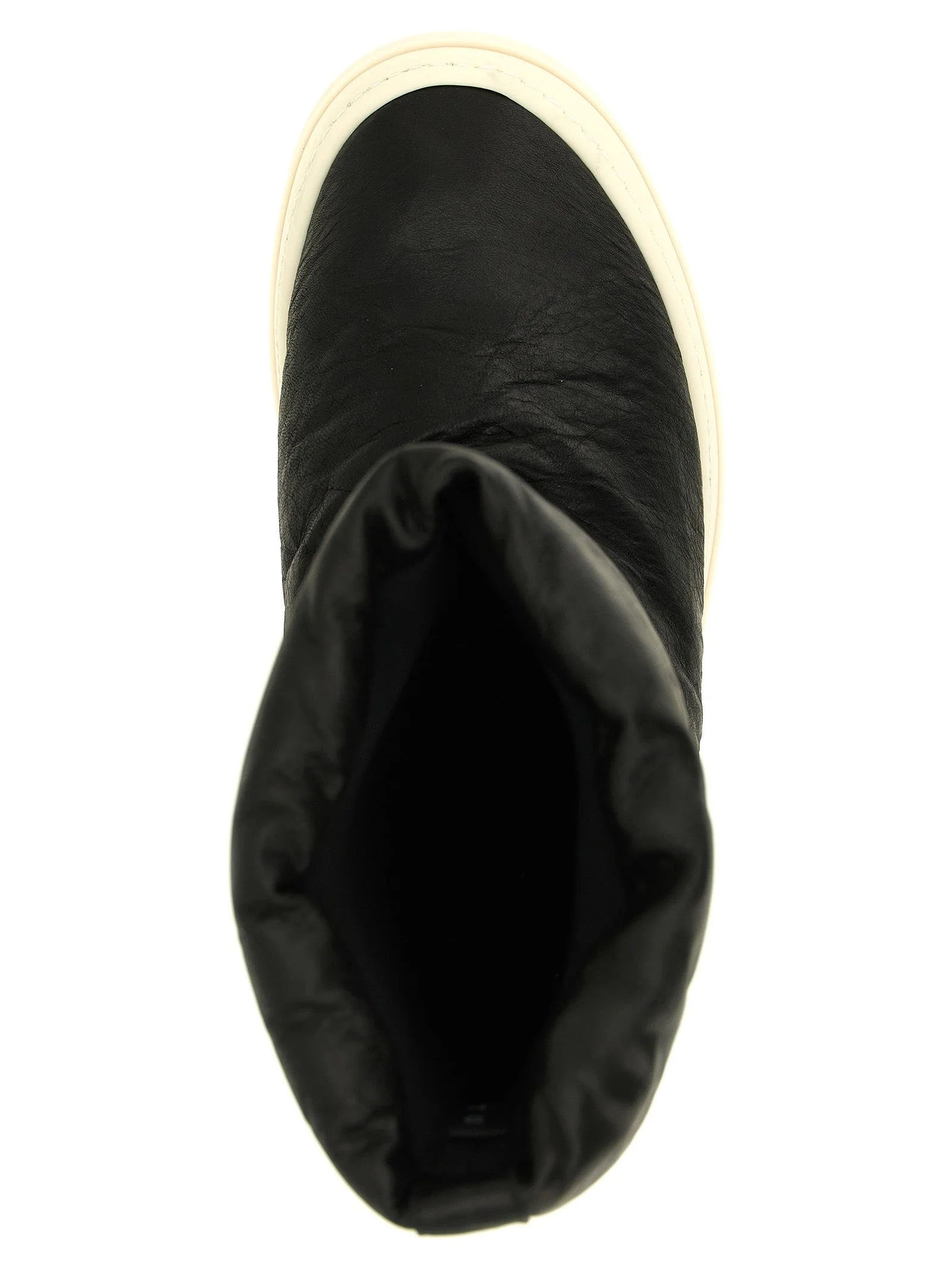 Rick Owens Bicolor Lamb Leather Boots