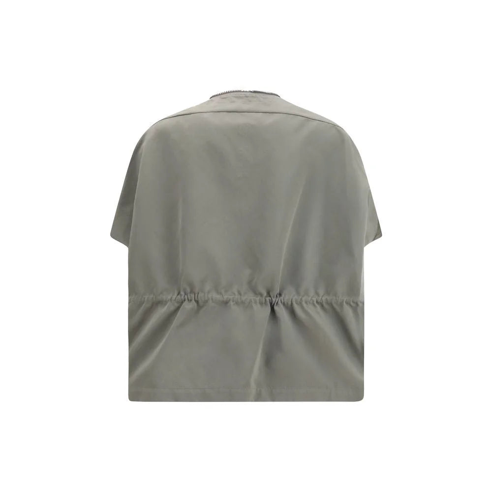 Rick Owens Bicolor Polyester Sleveless Jacket - One Size