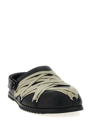 Rick Owens Black Buffalo Leather Clogs - EU37/US7