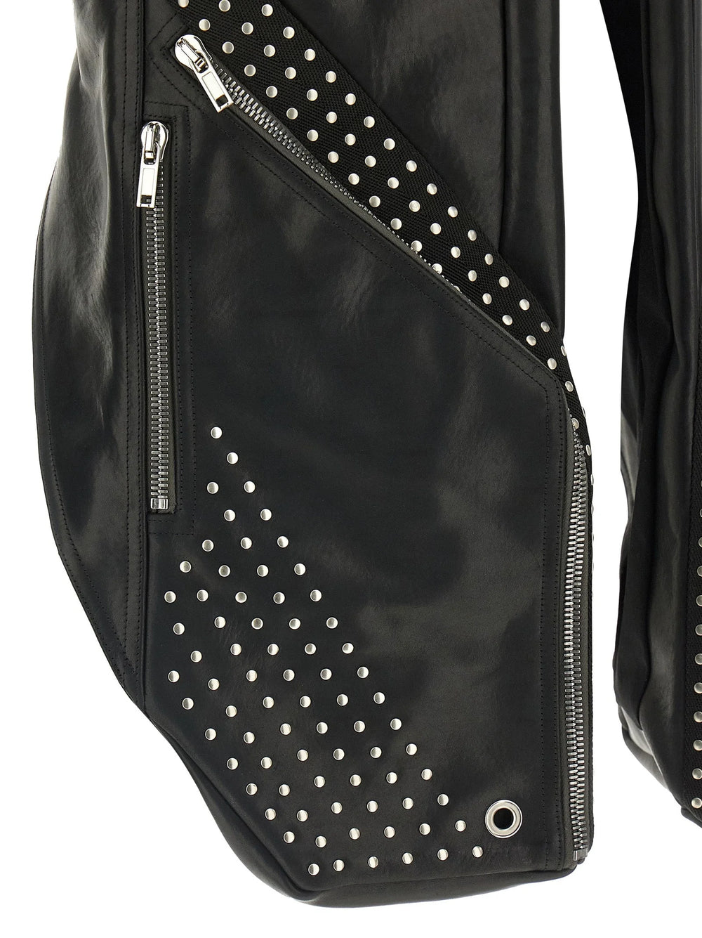 Rick Owens Black Bull Skin Sleeveless Jacket - IT50 | L