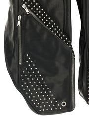 Rick Owens Black Bull Skin Sleeveless Jacket - IT50 | L