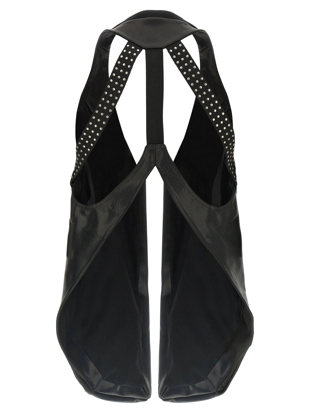 Rick Owens Black Bull Skin Sleeveless Jacket - IT50 | L
