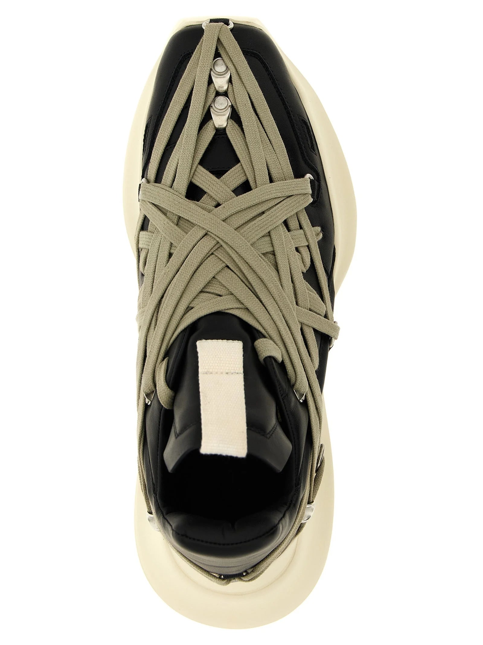 Rick Owens Black Calfskin Athletic Sneakers - EU 40 | US 7