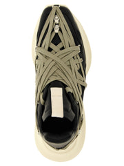 Rick Owens Black Calfskin Athletic Sneakers - EU 40 | US 7
