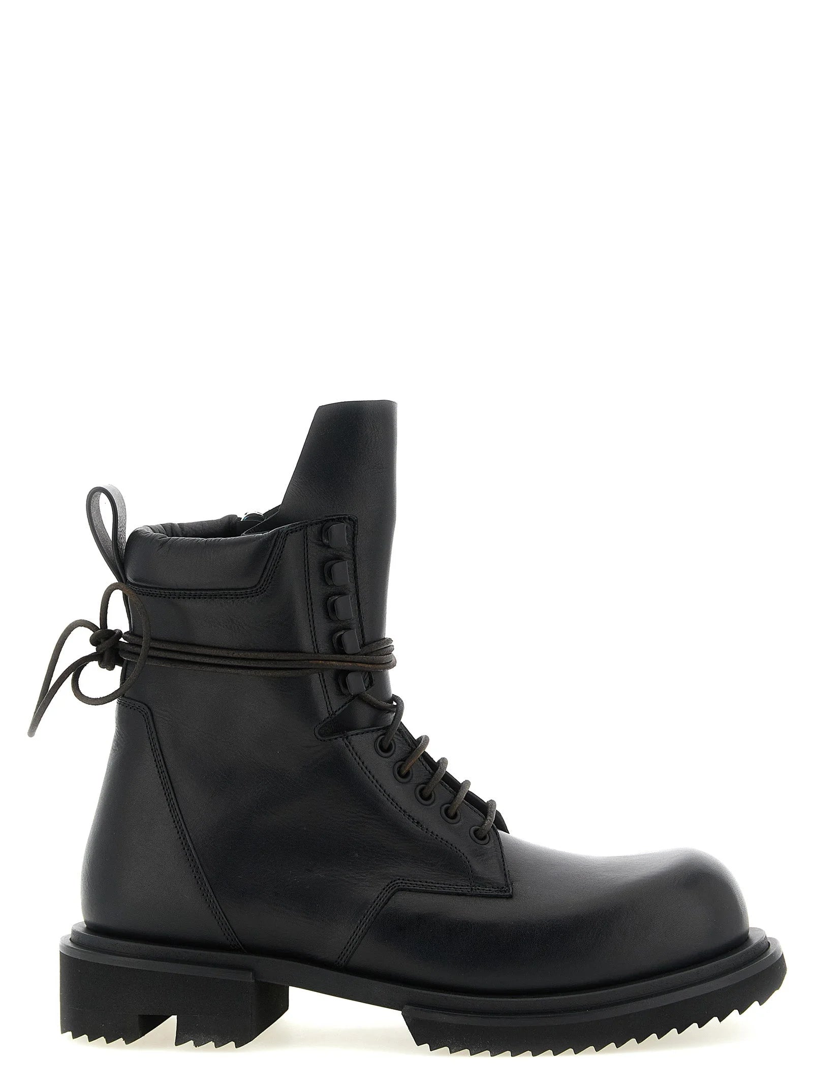Rick Owens Black Calfskin Chelsea Boots