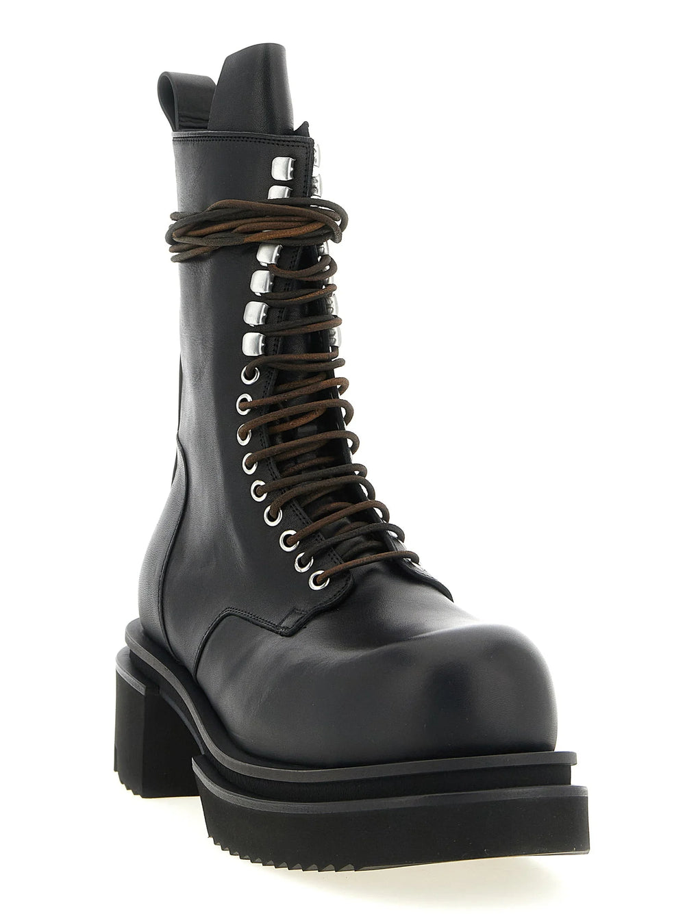 Rick Owens Black Calfskin Chelsea Boots