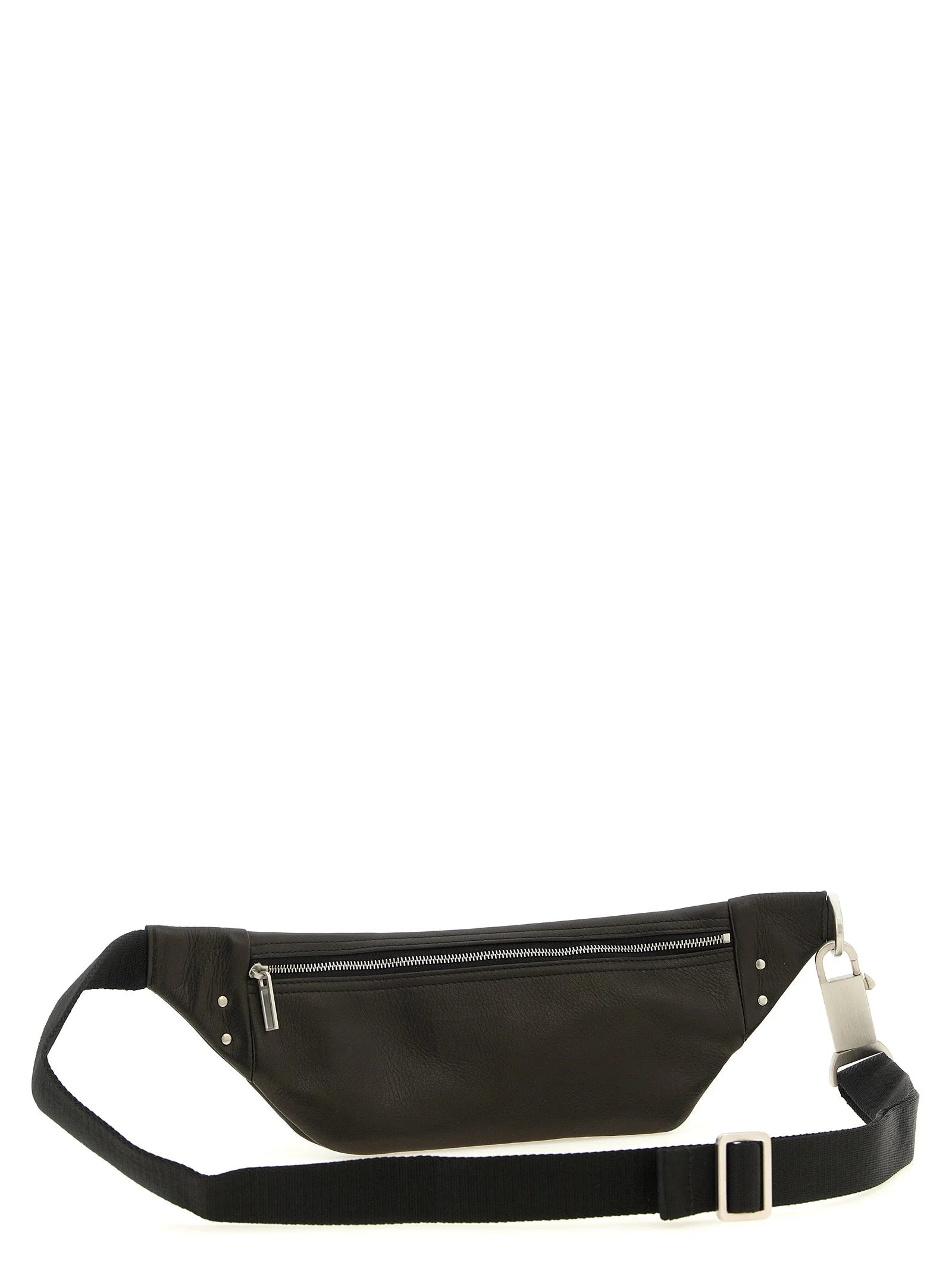 Rick Owens Black Calfskin Crossbody Bag