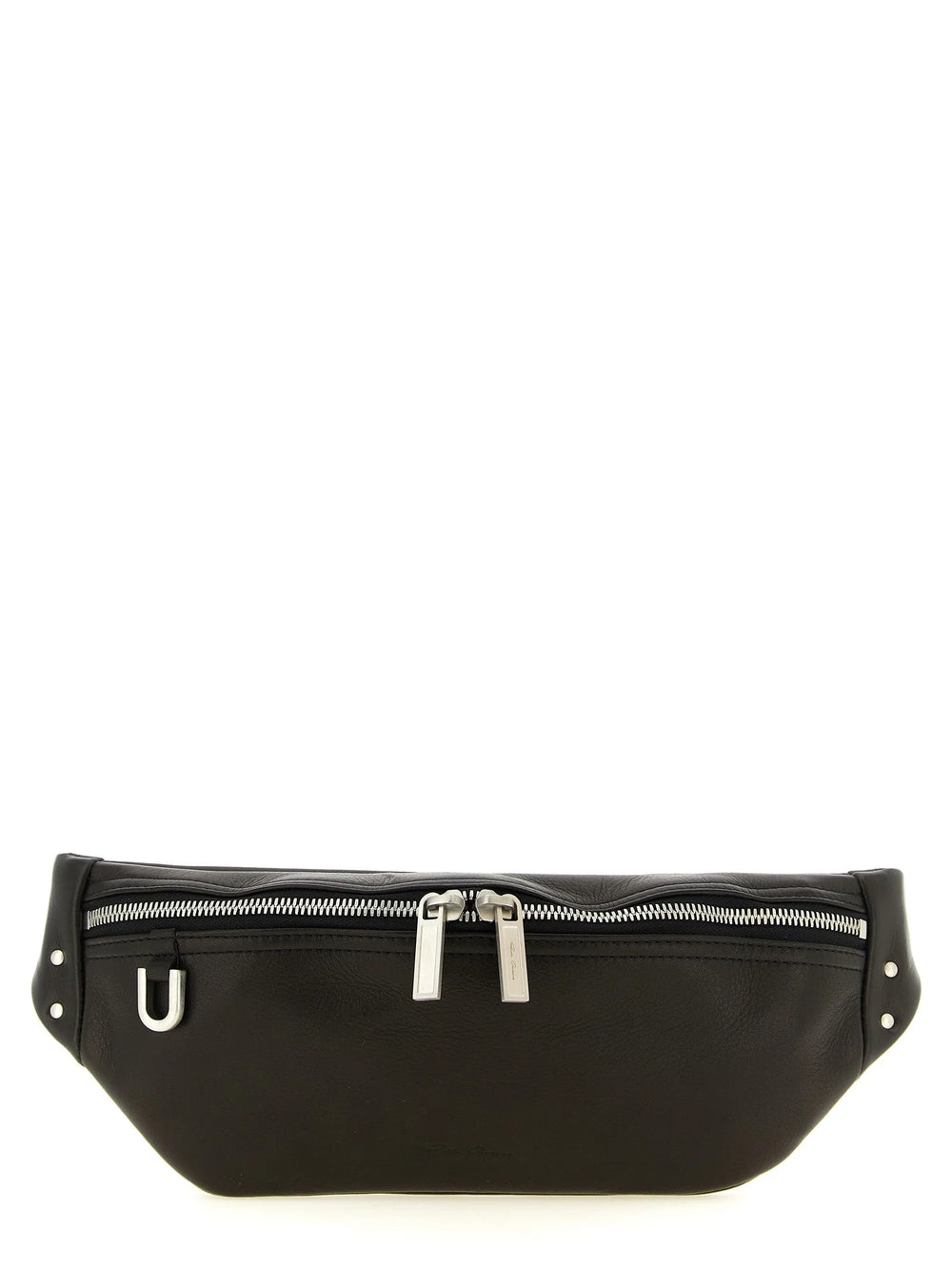 Rick Owens Black Calfskin Crossbody Bag