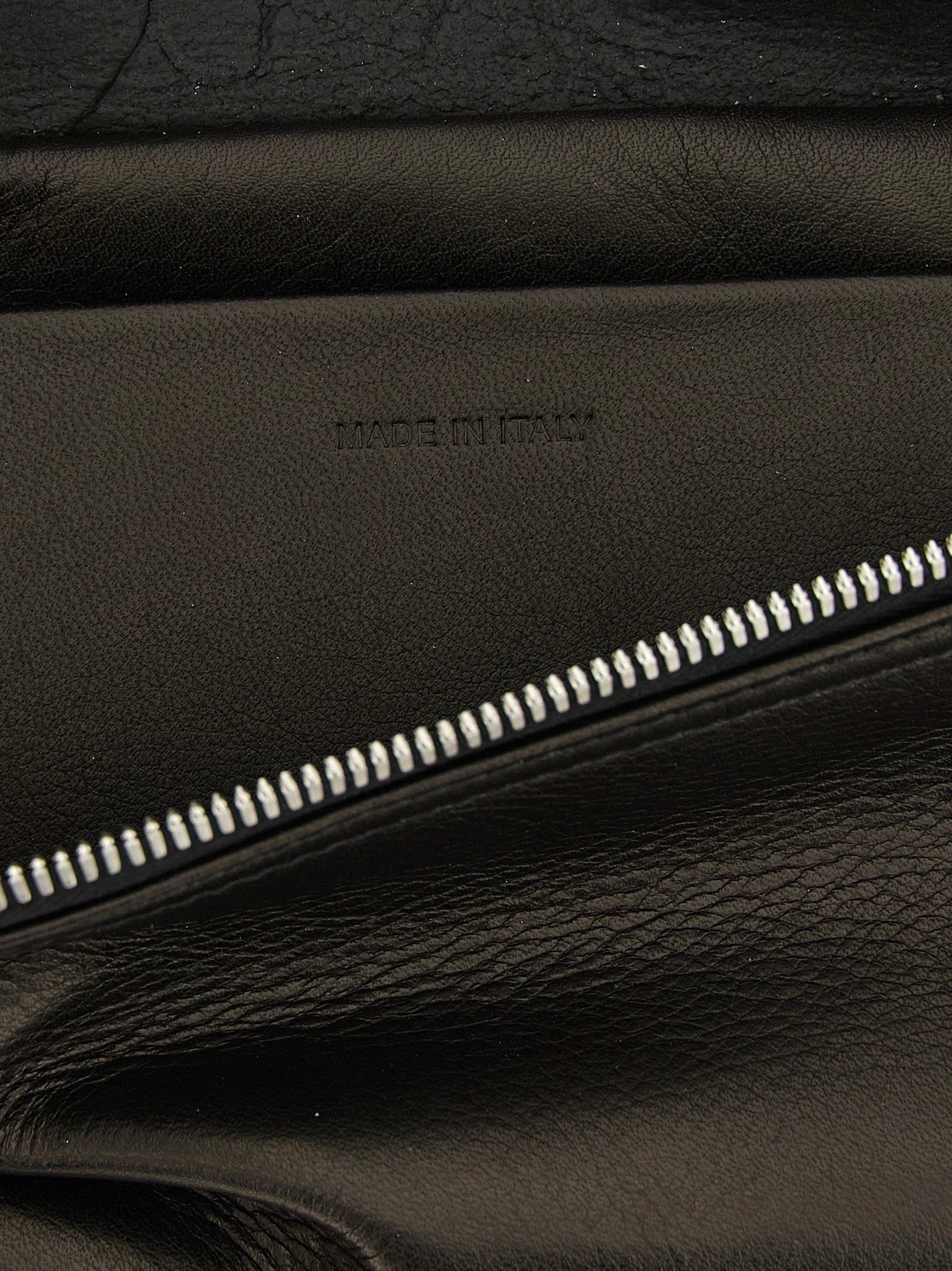Rick Owens Black Calfskin Crossbody Bag