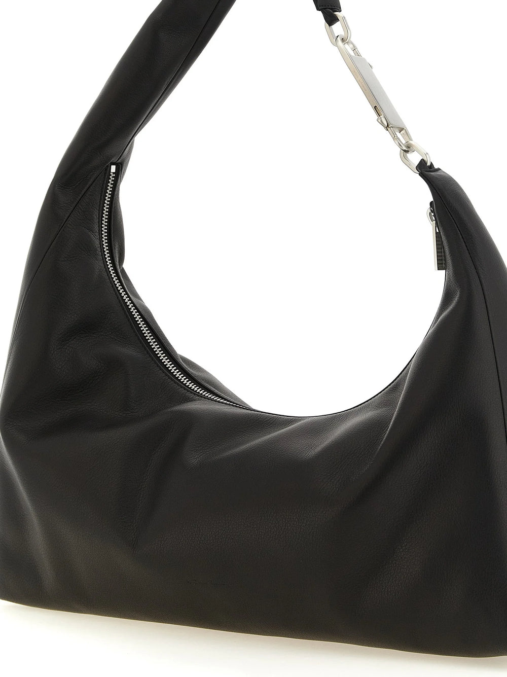 Rick Owens Black Calfskin Shoulder Bag