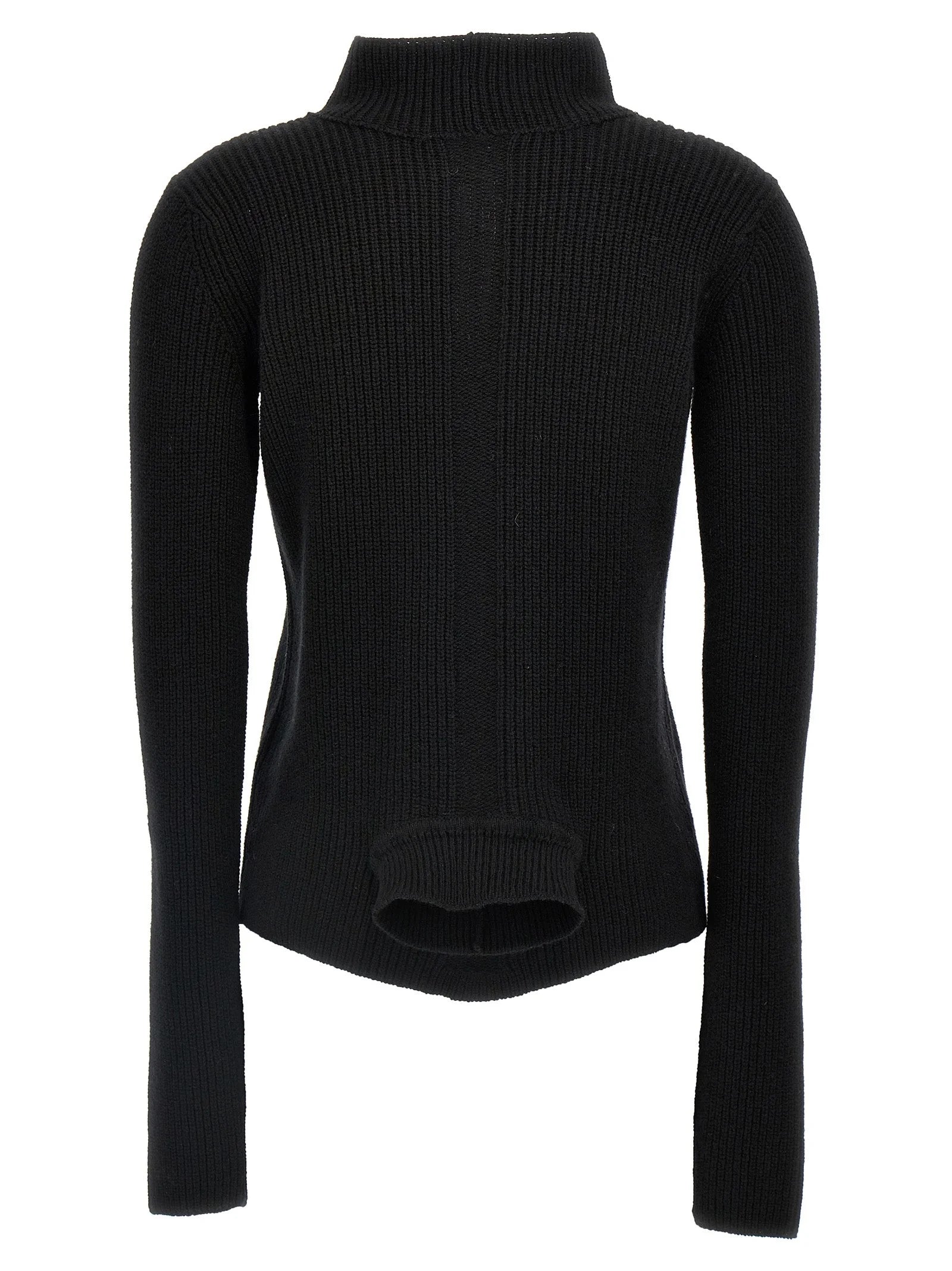 Rick Owens Black Cashmere Cardigan - M