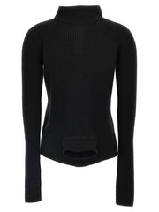 Rick Owens Black Cashmere Cardigan - M