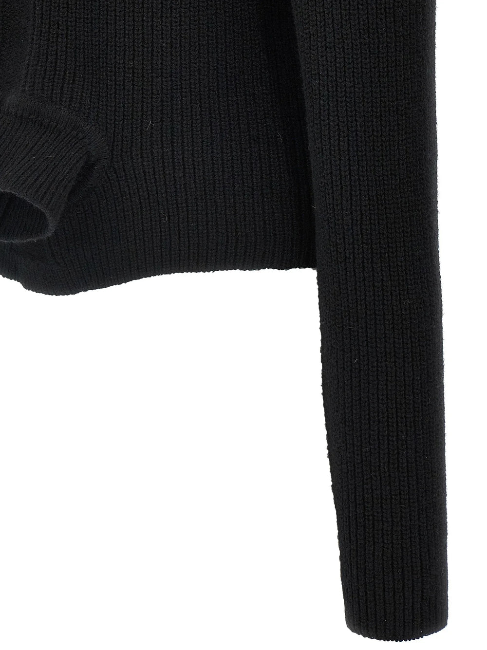 Rick Owens Black Cashmere Cardigan - M