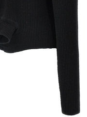 Rick Owens Black Cashmere Cardigan - M