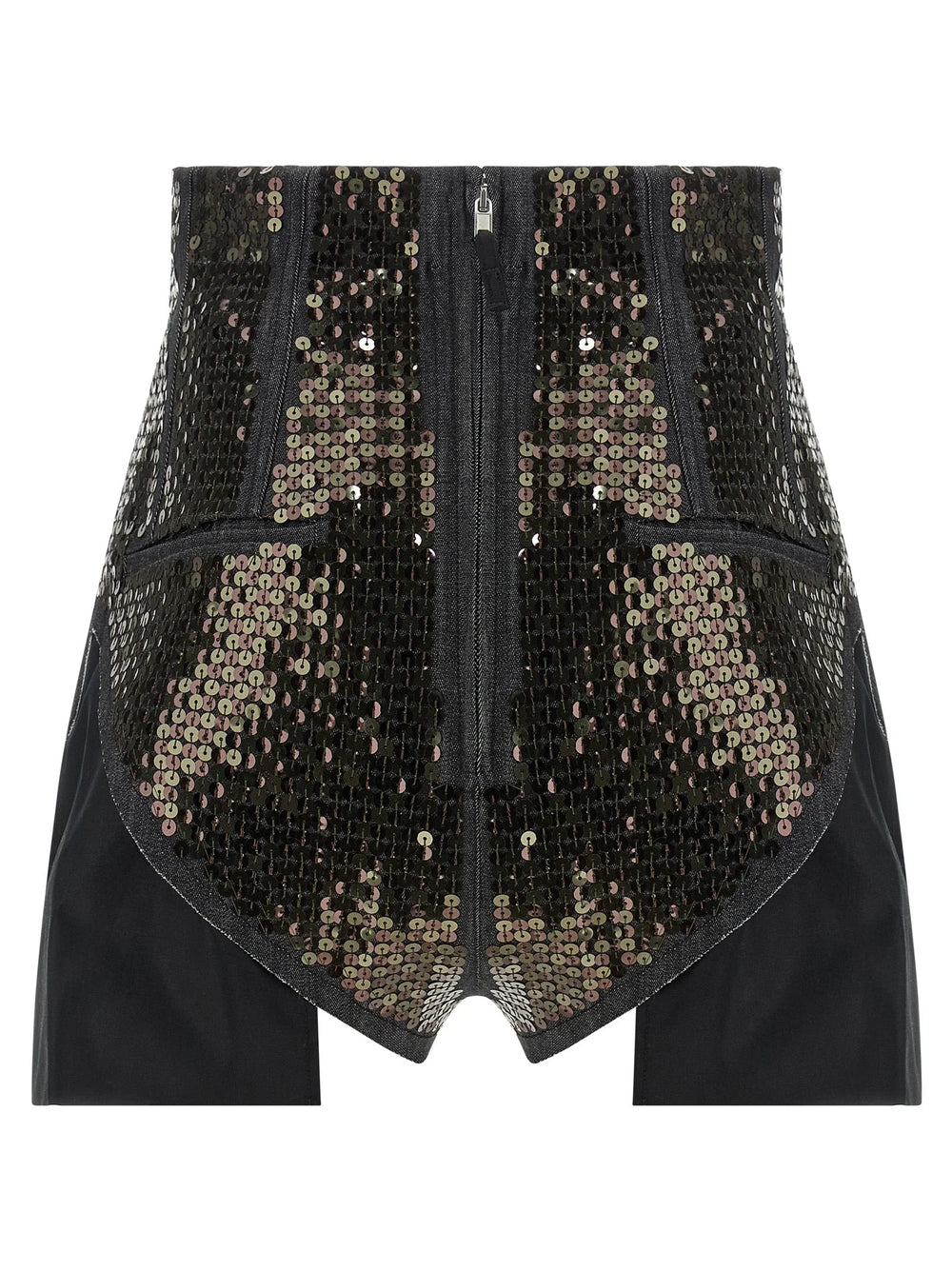 Rick Owens Zwarte Katoenen Bermuda Shorts - IT40