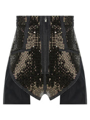 Rick Owens Zwarte Katoenen Bermuda Shorts - IT40