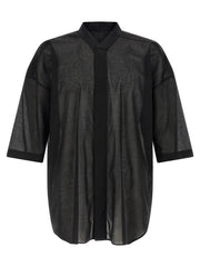Rick Owens Black Cotton Blouse