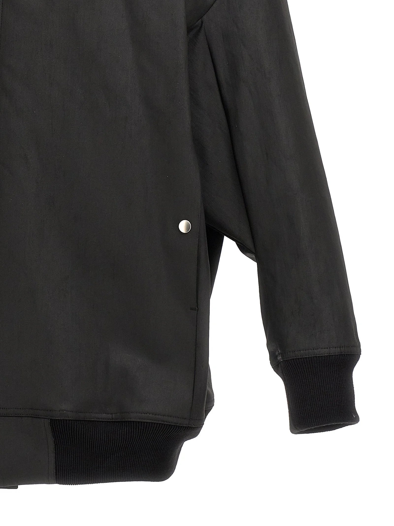 Rick Owens Black Cotton Bomber - IT52 | XL