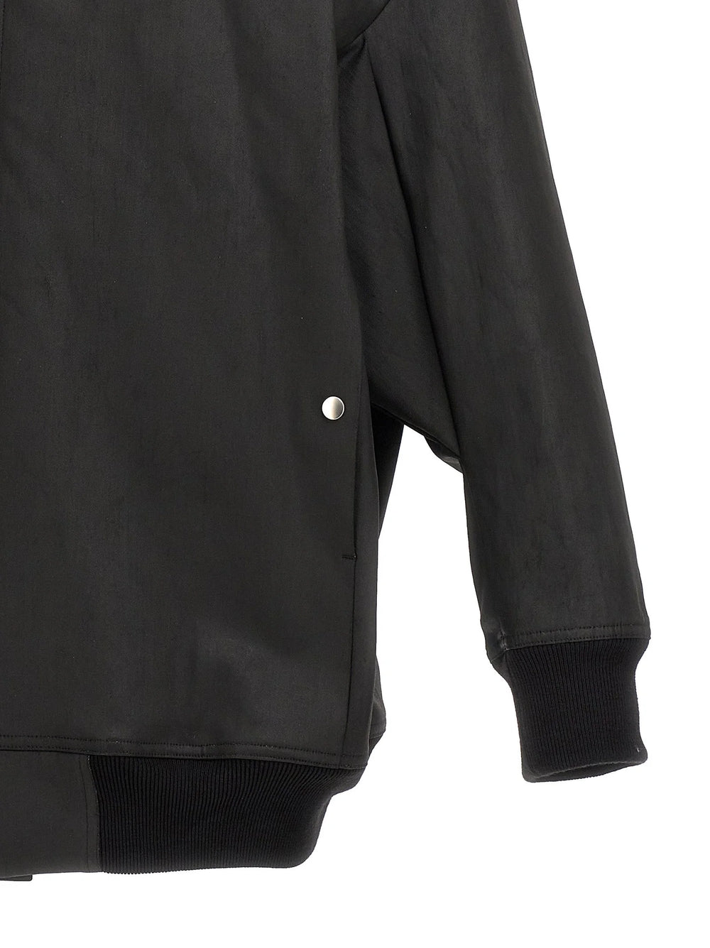 Rick Owens Black Cotton Bomber - IT52 | XL