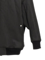 Rick Owens Black Cotton Bomber - IT52 | XL