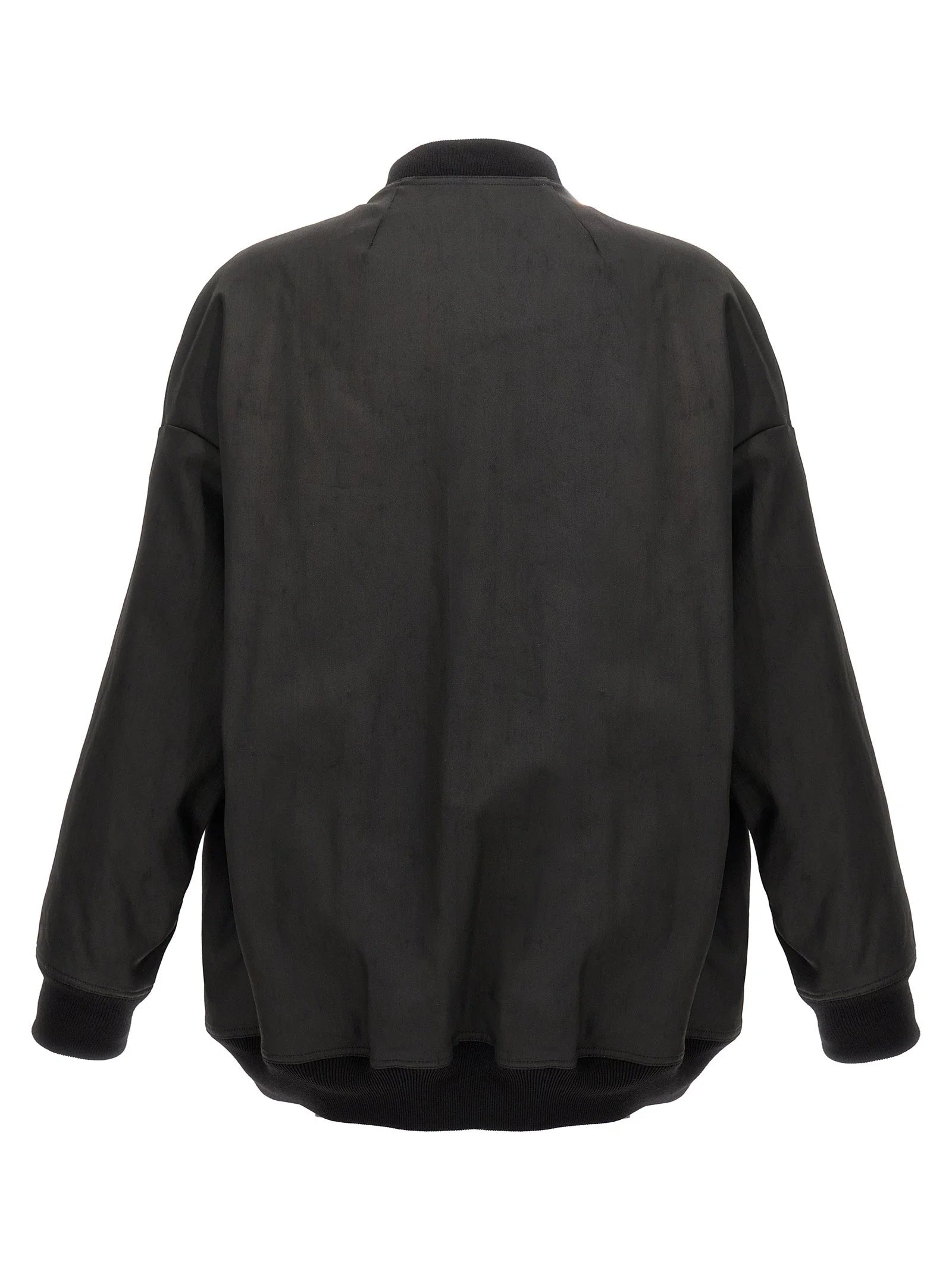Rick Owens Black Cotton Bomber - IT52 | XL