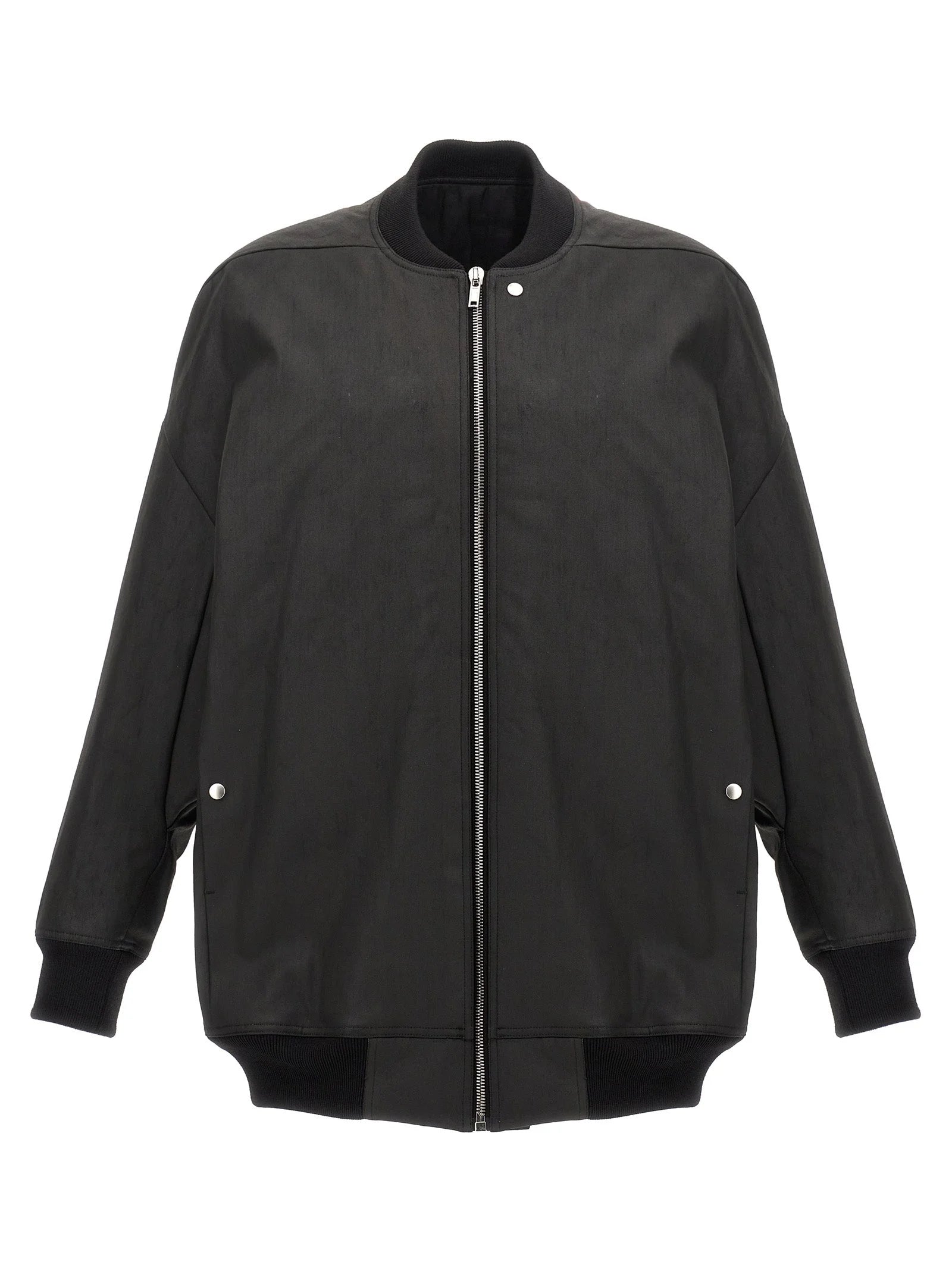Rick Owens Black Cotton Bomber - IT52 | XL