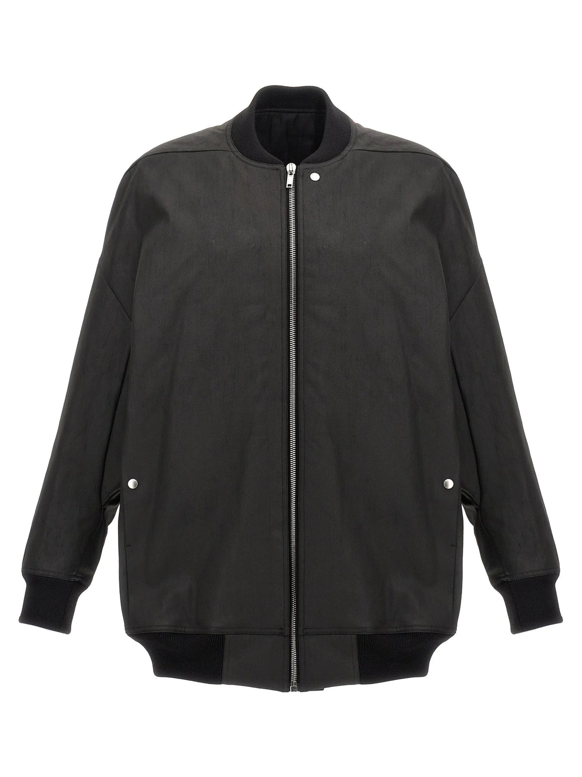 Rick Owens Black Cotton Bomber - IT52 | XL