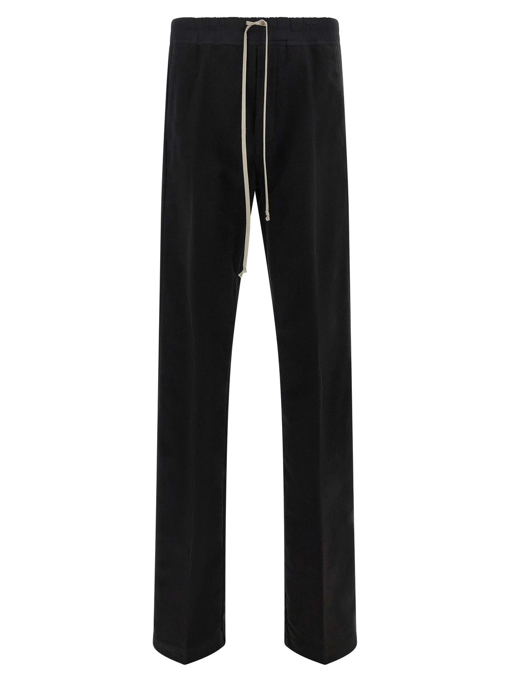 Rick Owens Black Cotton Casual Pants