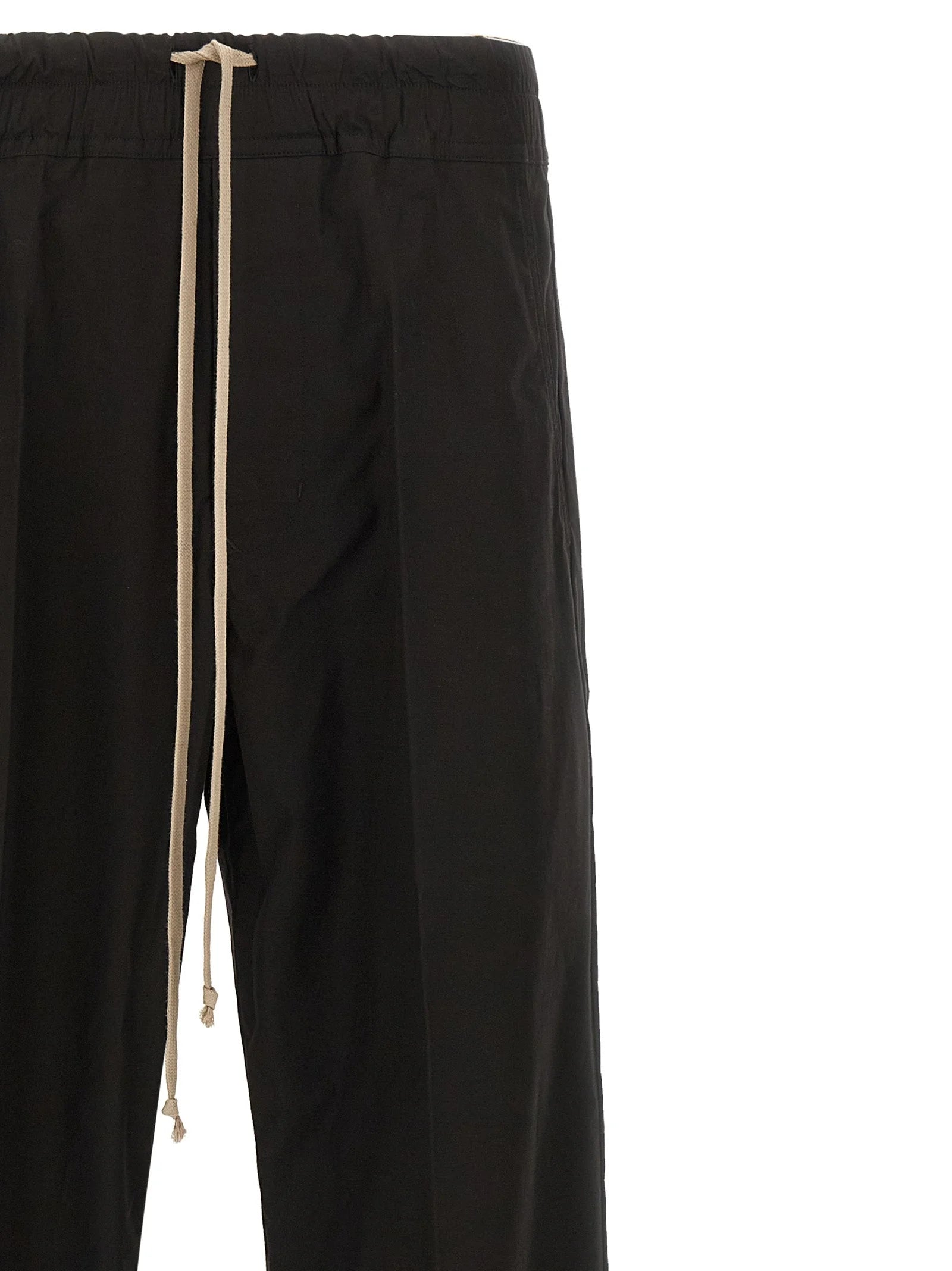 Rick Owens Black Cotton Casual Pants - IT52 | XL