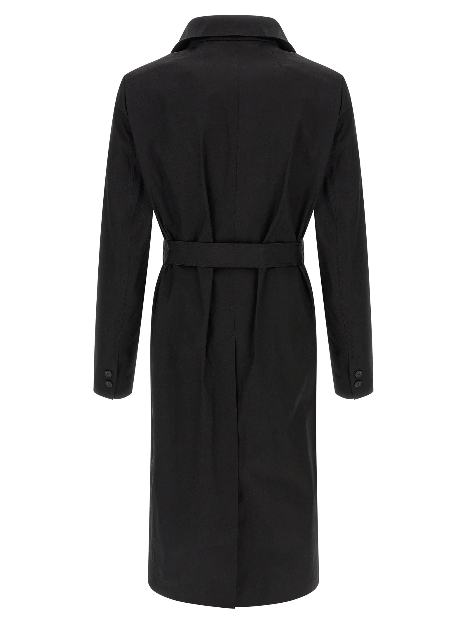 Rick Owens Black Cotton Coat - 48 | M