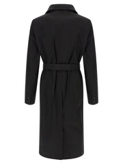 Rick Owens Black Cotton Coat - 48 | M
